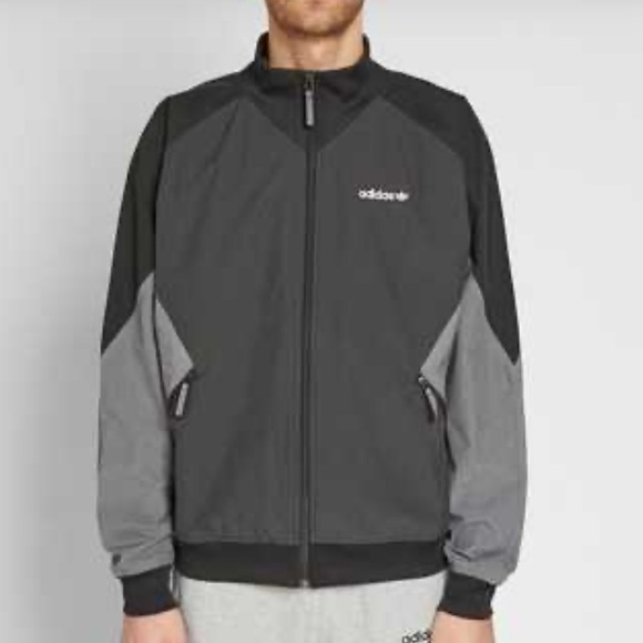 adidas Other - Men’s Adidas gray three tone windbreaker lightweight full zip jacket Medium